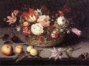 BOSSCHAERT, Johannes Basket of Flowers gh china oil painting reproduction